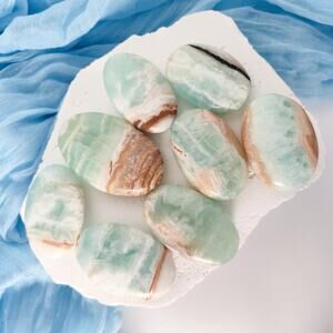 Caribbean Calcite Palm Stone